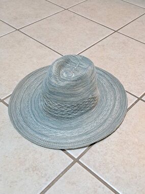 Free People Straw Hat - Blue Color